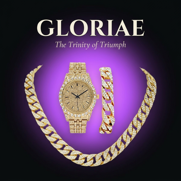 Boujee 3-Piece Iced Out Set